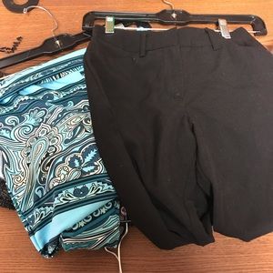 2 pair girls dress slacks